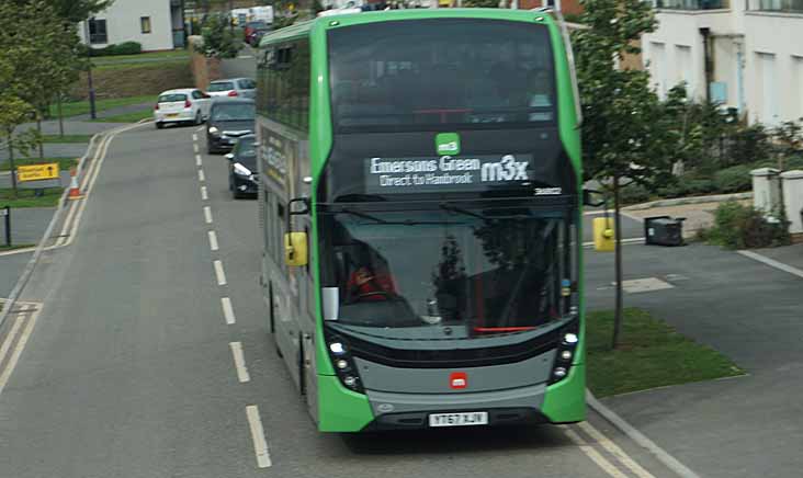 First Bristol Scania N250UD ADL Enviro400MMC 36802 m3